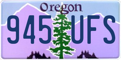 OR license plate 945UFS