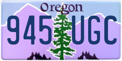OR license plate 945UGC