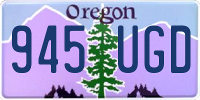 OR license plate 945UGD