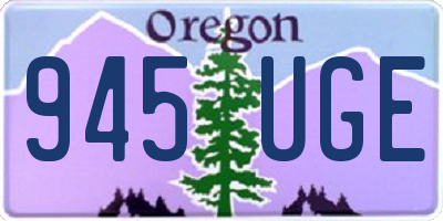 OR license plate 945UGE
