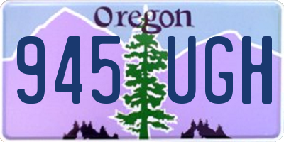 OR license plate 945UGH