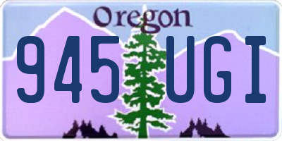 OR license plate 945UGI