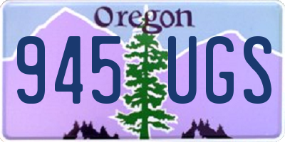 OR license plate 945UGS