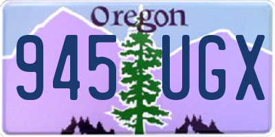 OR license plate 945UGX
