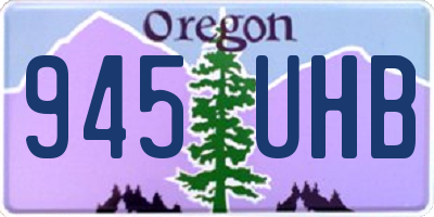 OR license plate 945UHB