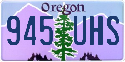 OR license plate 945UHS