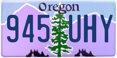 OR license plate 945UHY