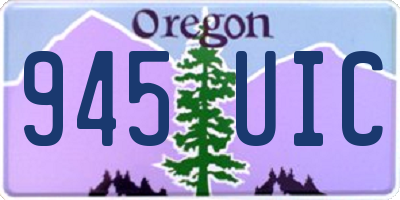 OR license plate 945UIC