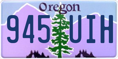 OR license plate 945UIH