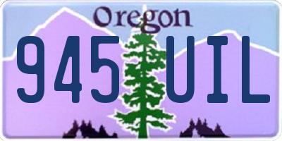 OR license plate 945UIL