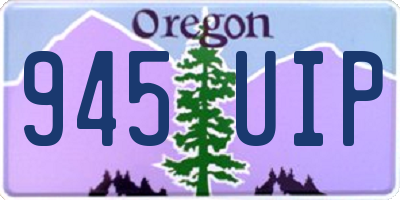 OR license plate 945UIP