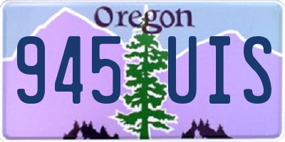 OR license plate 945UIS