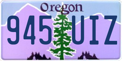 OR license plate 945UIZ