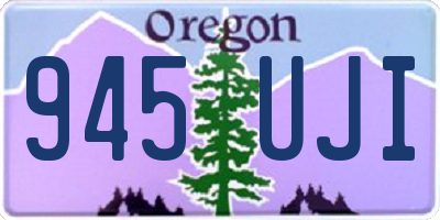 OR license plate 945UJI