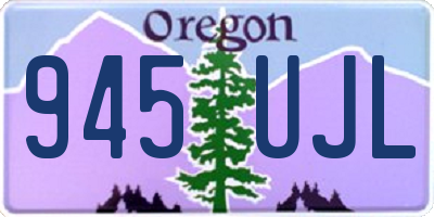 OR license plate 945UJL