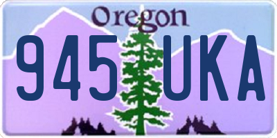 OR license plate 945UKA