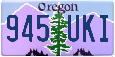 OR license plate 945UKI
