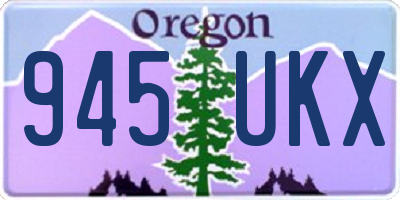 OR license plate 945UKX