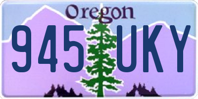 OR license plate 945UKY
