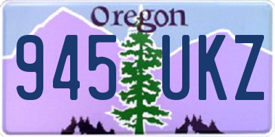 OR license plate 945UKZ