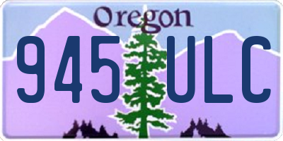 OR license plate 945ULC