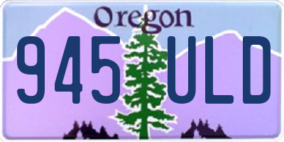 OR license plate 945ULD