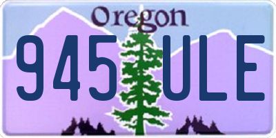 OR license plate 945ULE