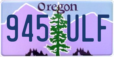 OR license plate 945ULF