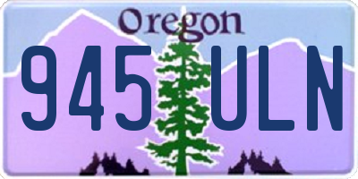 OR license plate 945ULN