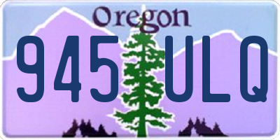 OR license plate 945ULQ