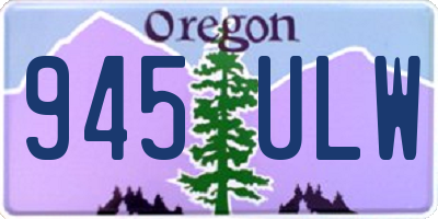 OR license plate 945ULW