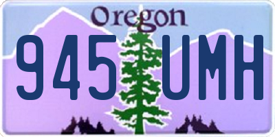OR license plate 945UMH