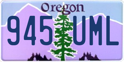 OR license plate 945UML