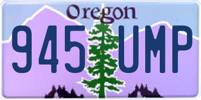 OR license plate 945UMP