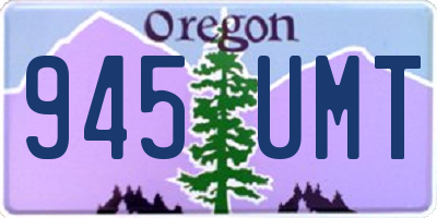 OR license plate 945UMT