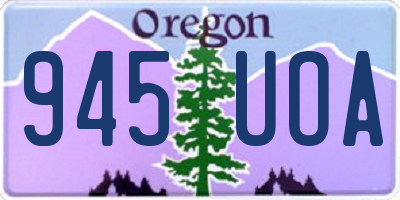 OR license plate 945UOA