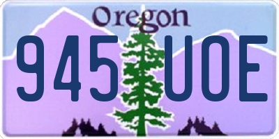 OR license plate 945UOE
