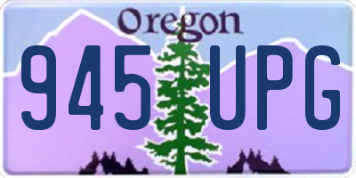 OR license plate 945UPG