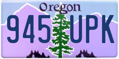 OR license plate 945UPK