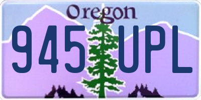 OR license plate 945UPL