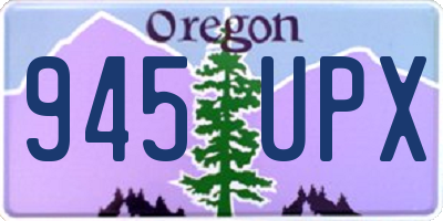 OR license plate 945UPX