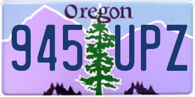 OR license plate 945UPZ