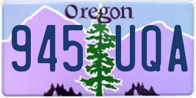 OR license plate 945UQA