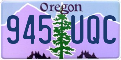 OR license plate 945UQC