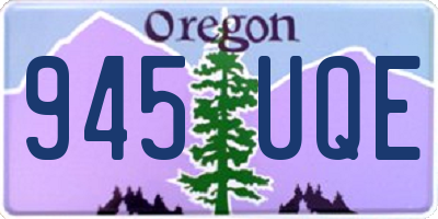 OR license plate 945UQE