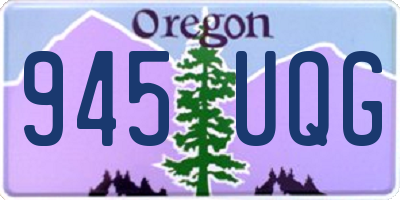 OR license plate 945UQG