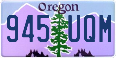 OR license plate 945UQM
