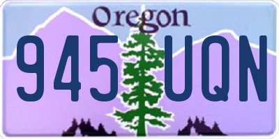 OR license plate 945UQN
