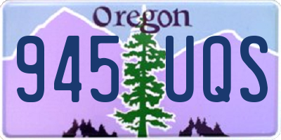 OR license plate 945UQS