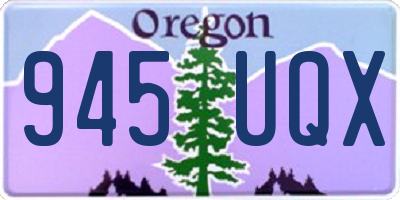 OR license plate 945UQX